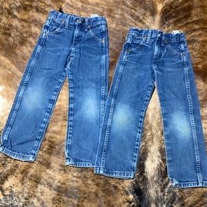 2 pair boys’ Wrangler jeans